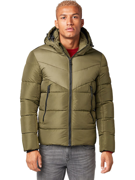 Tom Tailor Winter Jacket Puffer Khaki