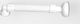 Ponte Giulio 130 Series Plastic Siphon Sink Flexible with Length 67.5cm White