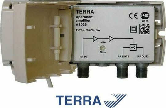 Terra Electronics AS039 Line Amplifier Satellite 02514