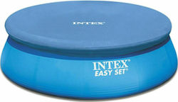 Intex Αντηλιακό Στρογγυλό Προστατευτικό Κάλυμμα Πισίνας Easy Set Διαμέτρου 244εκ.