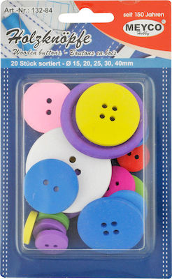 Meyco Fuchsia Sewing Button