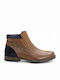 Softies Men's Leather Boots Tabac Brown