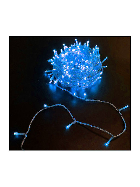 Programmable Christmas LED Light Blue 15m Adeleq