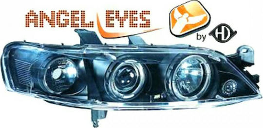 Diederichs Vordere Lichter Engelsaugen für Opel Vectra Schwarz 2Stück