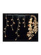 100 Lights LED 3m. x 50cm Warm White type Rain 1pcs