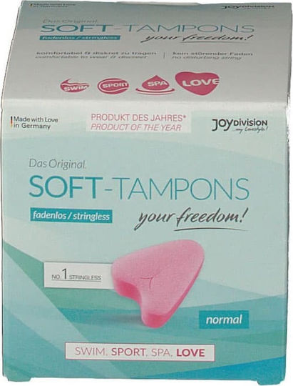 JoyDivision Soft Tampons Normal for Normal Flow 3pcs