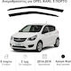 Heko Set of Windbreakers Front Car Dark Fime for Opel Karl 2pcs