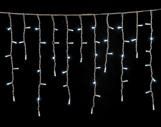 100 Λαμπάκια LED 2μ. x 100εκ. Ψυχρό Λευκό τύπου Βροχή