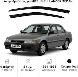 Heko Σετ Ανεμοθραύστες Μπροστινοί Σκούρο Φιμέ για Mitsubishi Lancer 2τμχ 23321 Heko Σετ Ανεμοθραύστες Μπροστινοί Σκούρο Φιμέ για Mitsubishi Lancer 2τμχ 23321