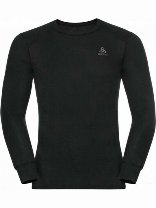 Odlo Active Warm Eco Ισοθερμική Μπλούζα Μαύρη Odlo Active Warm Eco Ισοθερμική Μπλούζα Μαύρη