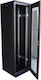 Central Επιδαπέδια Καμπίνα Rack 22U με 2 πόρτες 60x60x118cm Μαύρο 4000 1 600 22/C