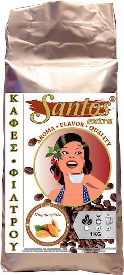 Santos Extra Filterkaffee Bittermandel Gemahlen 1kg