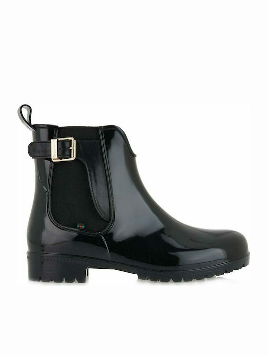 Seven Women's Short Wellies Black