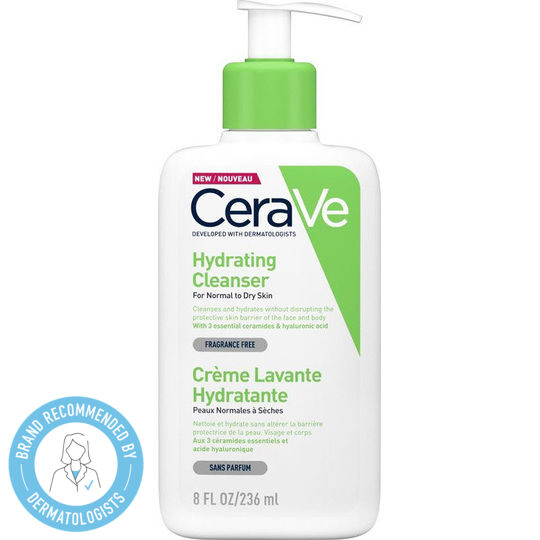 CeraVe Hydrating Normal To Dry Skin Ενυδατικό Αφρόλουτρο 236ml