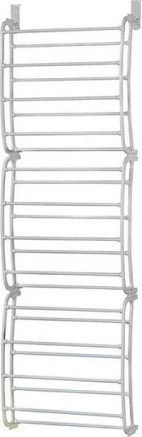 Bakaji Door Hook 36 Slots For Shoes Stainless Steel 50x20x183cm