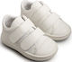 Babywalker Christening Leather Sneakers White