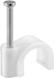 Eurolamp Στερεωτικά Καρφιά (Ρόκα) 20/45mm Λευκά 50τμχ 147-48019