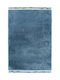 Tzikas Carpets 80067-032 Teppich Rechteckig mit Fransen 035 Blau