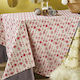 Whitegg LON 07 Christmas Tablecloth Fabric Beige L140xW140cm.