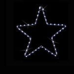 Evivak Plastic Illuminated Christmas Decorative Pendant Star Blue