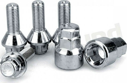 Simoni Racing Bolțuri de securitate 12x1.5/28mm/17 4τμχ 4buc
