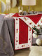 Whitegg Christmas Tablecloth Runner Fabric Red L180xW40cm 1pcs