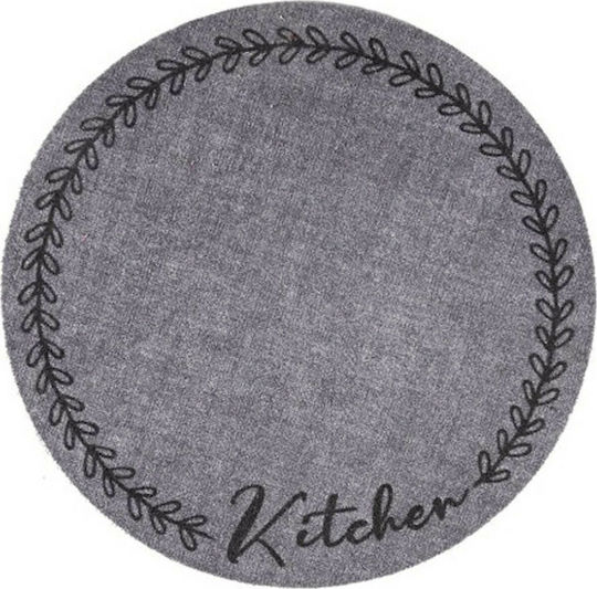 Sdim Cook & Wash Runde Küchenmatte mit rutschfestem Unterlage 495 Floreale Kitchen 67εκ.
