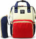 Wickeltasche-Wickelrucksack Eposha Red - Beige