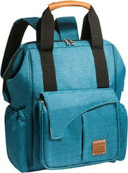 Fiko Diaper Bag Machine Bird Petrol 40x40cm.