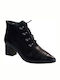 Hispanitas Leather Women's Ankle Boots Black