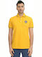 Biston Men's Short Sleeve Blouse Polo Yellow