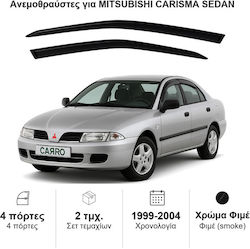 Heko Σετ Ανεμοθραύστες Μπροστινοί Σκούρο Φιμέ για Mitsubishi Carisma 4D 1999-2004 2τμχ 23323 Heko Σετ Ανεμοθραύστες Μπροστινοί Σκούρο Φιμέ για Mitsubishi Carisma 4D 1999-2004 2τμχ 23323