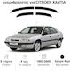 Heko Set deflectoare de vânt Dark Fime pentru Citroen Xantia 4buc