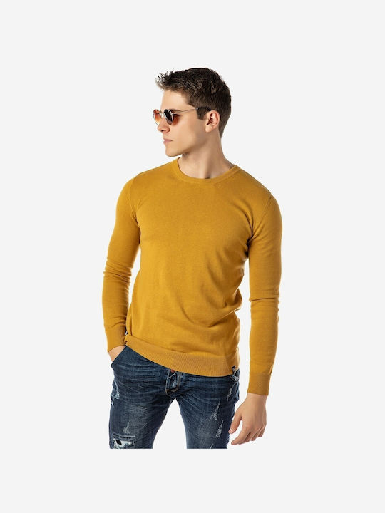 Camaro 19512-864-11 Men's Long Sleeve Sweater Mustard 19501-824-11