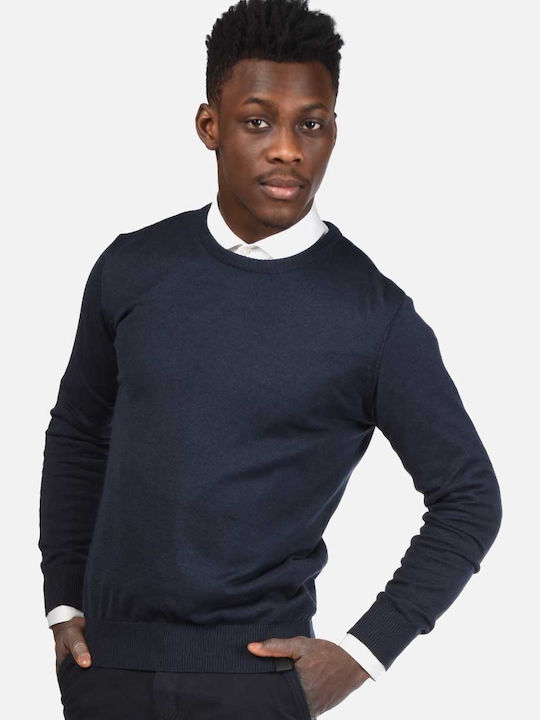 Brokers Jeans Herren Langarm-Pullover Navy