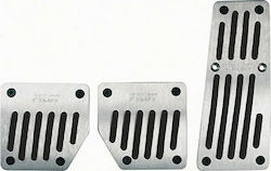 Lampa Touring Ped-7 Pilot Car Pedal Set Universal Aluminum Silver 3pcs