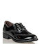 Envie Shoes Damen Oxfords aus Lackleder in Schwarz Farbe