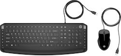 HP Pavilion Keyboard and Mouse 200 Σετ Πληκτρολόγιο & Ποντίκι Αγγλικό US