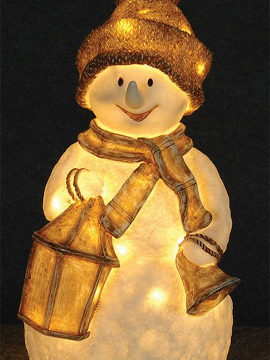 Lianos Illuminated Christmas Plastic Figure SNowman Height 40cm