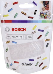 Bosch Hot Glue Stick Φυσίγγια Θερμοκόλλας Mini-Sticks Transparent 7mm 70pcs