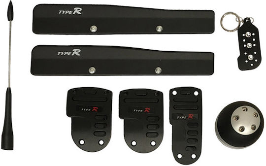 Auto Gs Type R Pedalsatz Universal Schwarz 8Stück