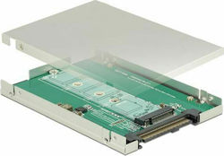 DeLock Μετατροπέας 2.5″ U.2 SFF-8639 > M.2 NVMe 62710