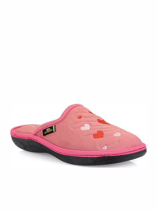 20-112 Winter Damen Hausschuhe Rosa