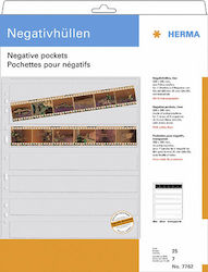 Herma Negative Packets PP Clear 25 Sheets/6-Strips Αξεσουάρ