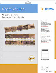 Herma Negative pockets PP Clear 25 Sheets/5-Strips Αξεσουάρ
