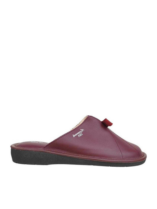 Anatomice Din Piele Papuci de Damă Burgundy