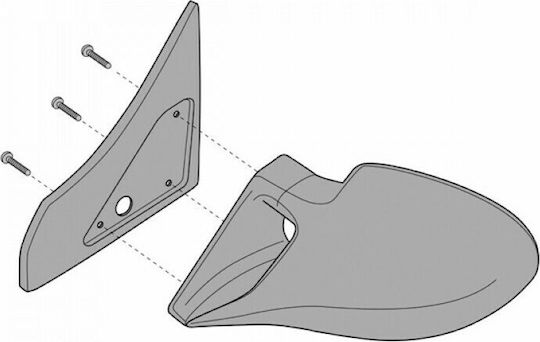 Lampa Основи за автомобилни огледала Volkswagen Пасат 1988-1996 2бр