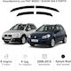 Heko Set of Windbreakers Front and Rear Car Dark Fime for Fiat Sedici Suzuki SX4 5D 2006 4pcs