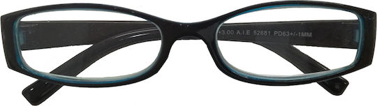 Lifetime Vision 52681 Γυαλιά Πρεσβυωπίας +3.00 Μαύρο / Μπλε