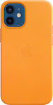 Apple Leather Case with MagSafe Back Cover California Poppy (iPhone 12 mini)